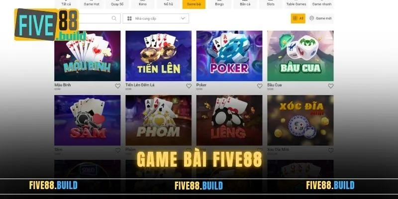 Game Bài Five88 – Sự Lựa Chọn Số Một Của Nhiều Người