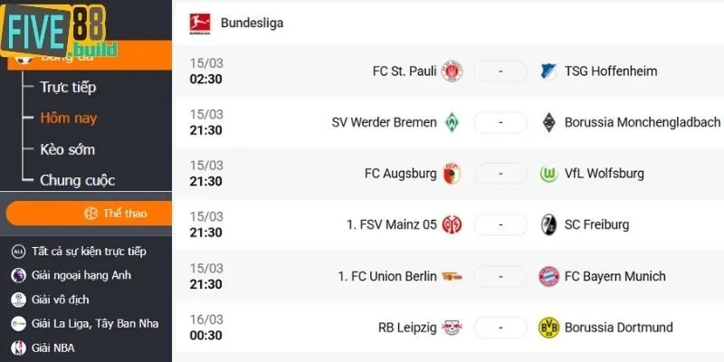 Mẹo cá cược bóng đá FIVE88 là hiểu từng loại hình cá độ