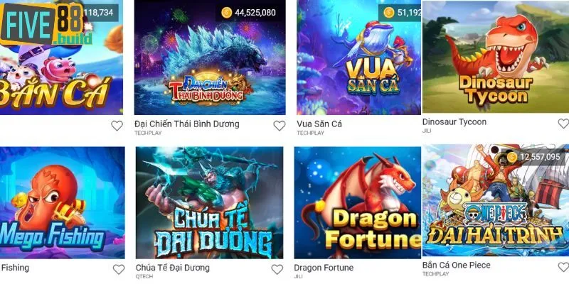 Một vài phiên bản bắn cá hấp dẫn tại đây