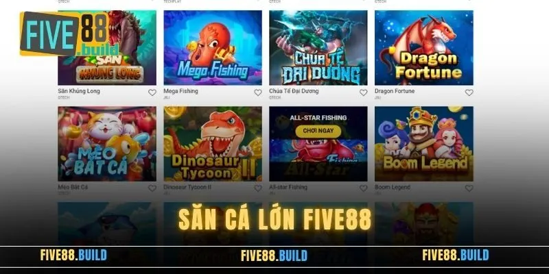 Săn Cá Lớn Five88 - Sảnh Thu Hút Lượng Thành Viên Đông Đảo