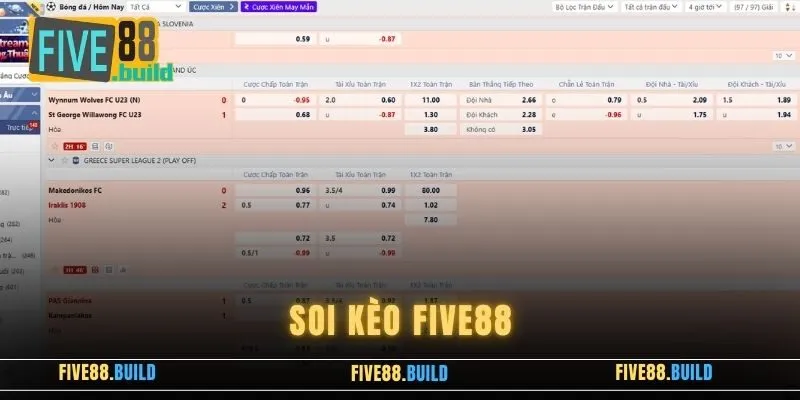 Soi Kèo Five88 - Kỹ Thuật Đọc Kèo Quan Trọng Cho Tân Thủ